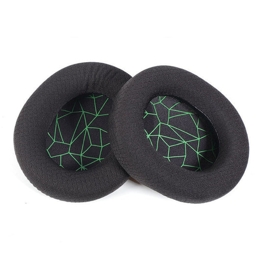 SteelSeries Arctis Pro ear cups with replacement sponge pads installed on gaming headset