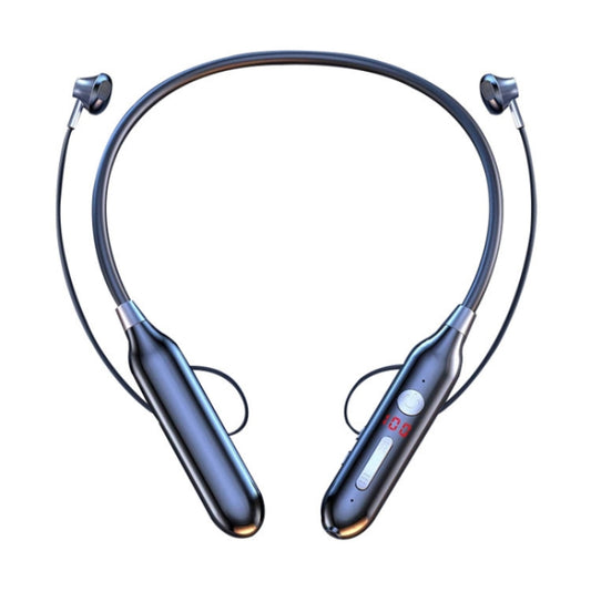 S880 neckband wireless Bluetooth earphone with long battery life, front view