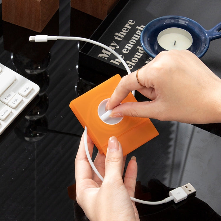 2 Sets Portable Mobile Phone Data Cable Storage Box