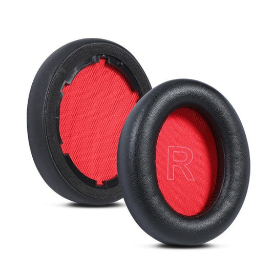 Protein leather ear cushions for Anker Soundcore headphones in black