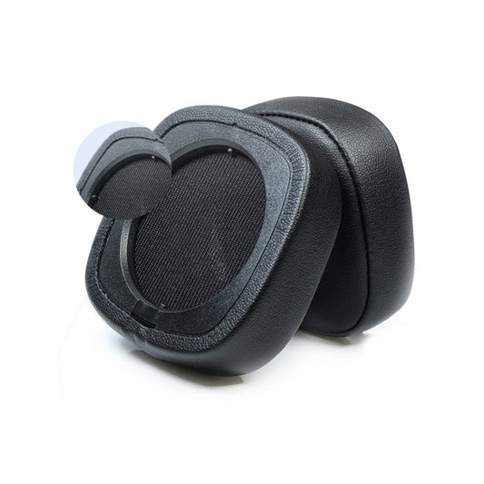 Close-up detail of sponge texture and foam construction for Marshall headphone pads