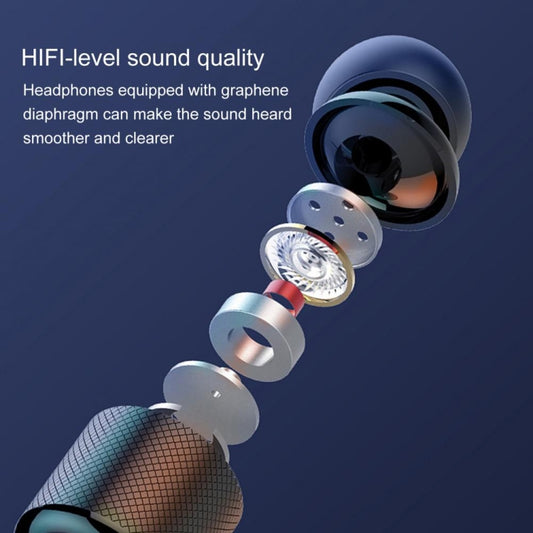 Comfortable neck-mounted magnetic headphone worn during daily activities