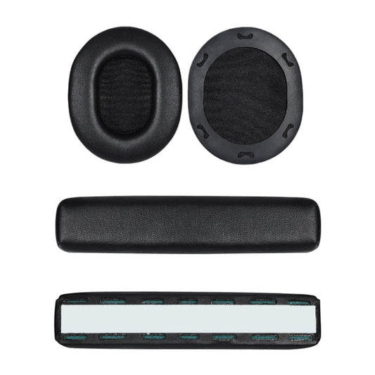 Headbeam detail showing protein skin padding and comfortable fit for studio headphones