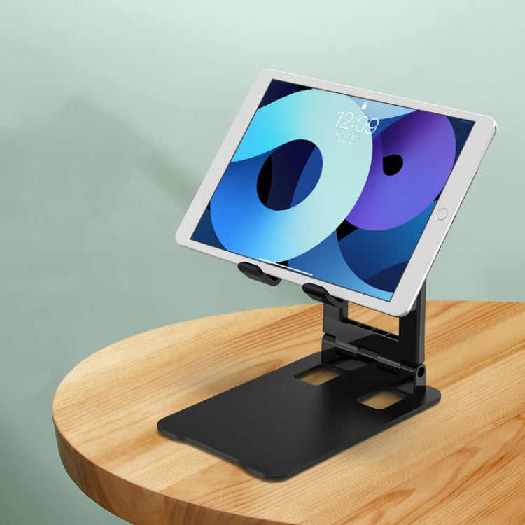 Desktop Foldable Liftable Anti-Skid Mobile Phone And Tablet Stand, Black, White