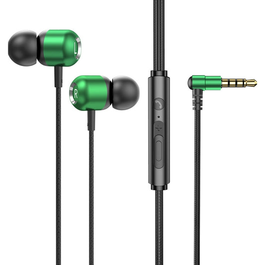 Close-up of TS6000 in-ear earbud fit with premium metal construction