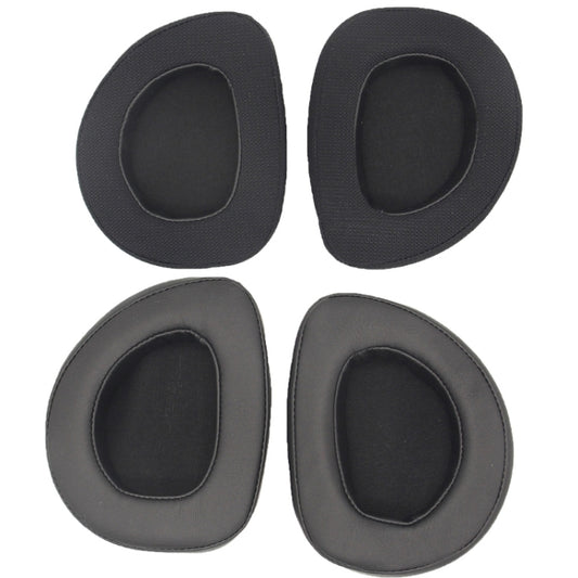 Close-up view of premium ear pad cushions for ROG Delta gaming headset