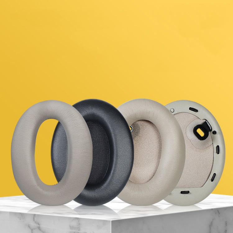 2pcs PU Leather Earpads For Sony WH-1000XM4, WH-1000XM4(Blue+Buckle), WH-1000XM4(Black+Buckle)