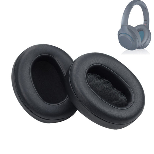 Replacement ear cushions Sony WH-XB900N with soft protein skin material close-up