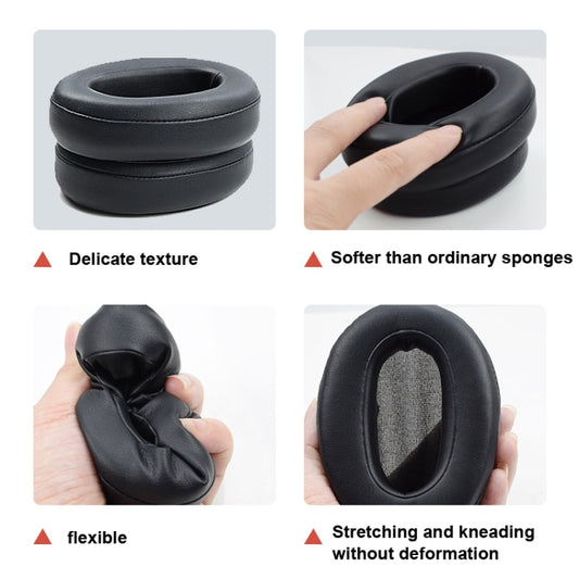 Installing protein leather replacement earpads on Sony WH-XB900N wireless headphones
