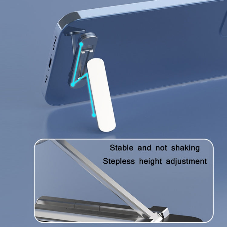 Lot de 2 supports de téléphone invisibles, pliables et rotatifs à 360 degrés