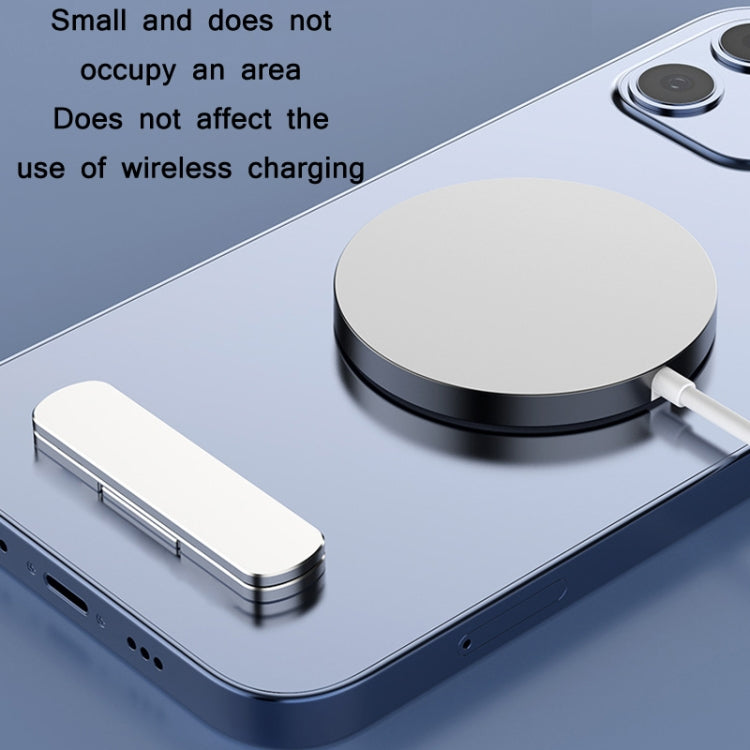 Lot de 2 supports de téléphone invisibles, pliables et rotatifs à 360 degrés