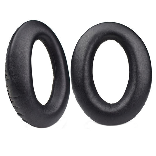 Close-up view of soft sponge earpad material for Sennheiser gaming headset
