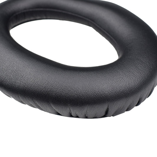 Sennheiser G4ME ZERO earpads installed on headset, demonstrating fit and coverage