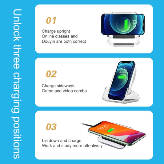 Blue variant A9191 multifunctional charging dock compatible with iPhone and Apple devices