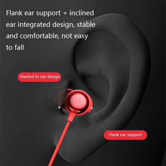 Runner wearing Havit i30 magnetic sports Bluetooth earbuds during workout