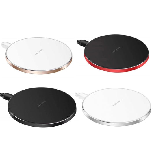 Premium wireless charging pad featuring 15W rapid charge capability for smartphones