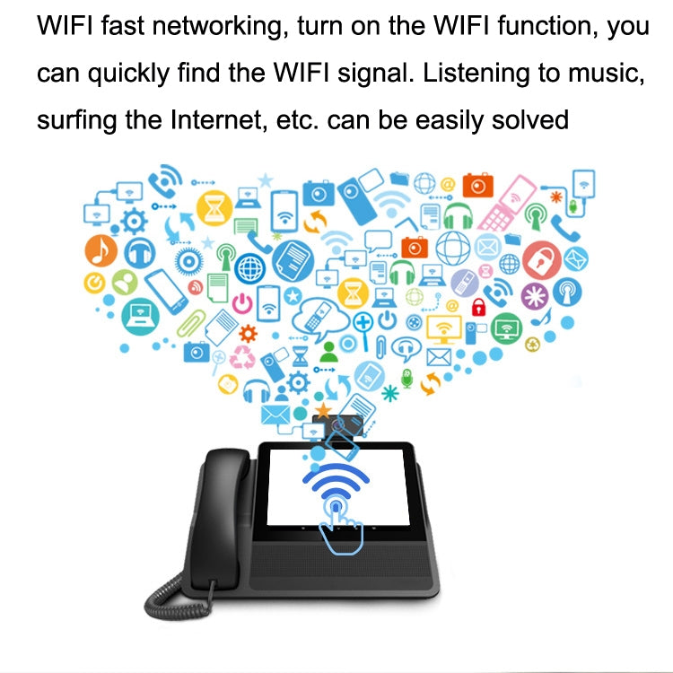 S09 8 Inch HD Audio And Video Conference 6 SIP Line PSP Line PSTN/VOIP IP Business Office Phone, S09