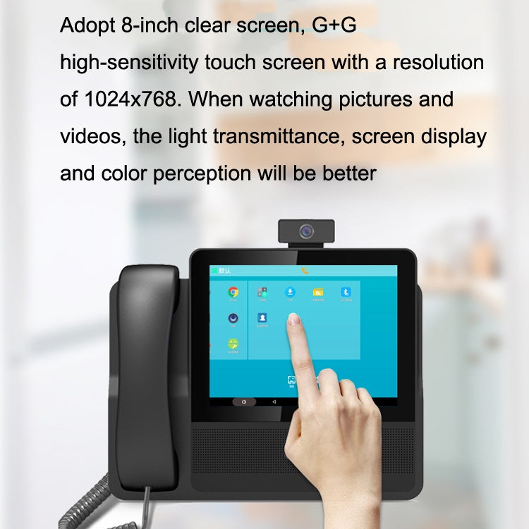 S09 8 Inch HD Audio And Video Conference 6 SIP Line PSP Line PSTN/VOIP IP Business Office Phone, S09