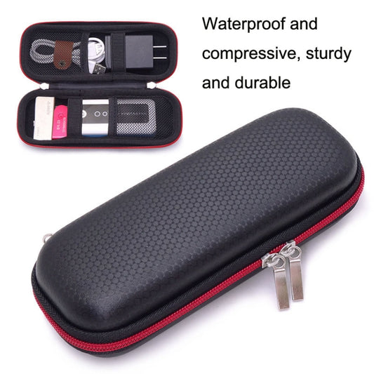 Compact organizer pouch holding multiple tech gadgets and Apple accessories neatly