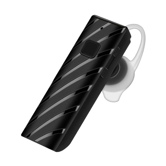 A2 black Bluetooth sports earphone close-up of speaker mesh and ventilation design