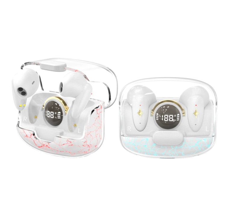 TWS Wireless Bluetooth Headset In-ear Space Capsule Gaming Headset, Space Capsule White