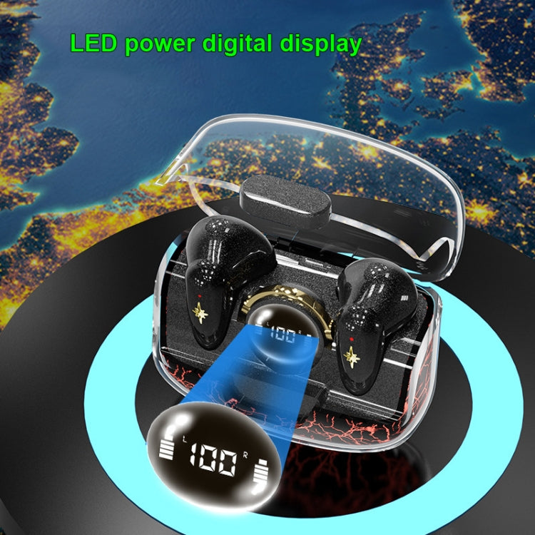 TWS Wireless Bluetooth Headset In-ear Space Capsule Gaming Headset, Space Capsule White