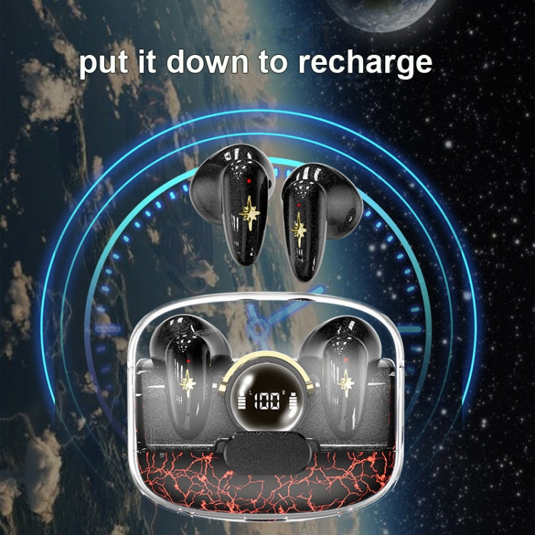 TWS Wireless Bluetooth Headset In-ear Space Capsule Gaming Headset, Space Capsule White