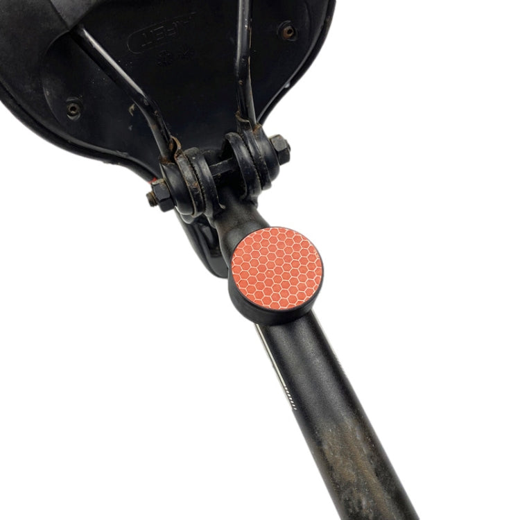 Mountain Bike Reflector Tail Light Anti-theft Tracking Locator Hidden Bracket  For AirTag, Reflector  Red, Reflector White