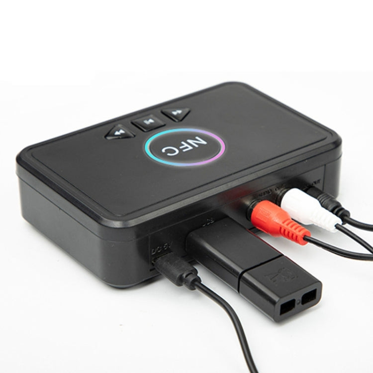 Récepteur audio NFC pour voiture avec interface AUX Bluetooth 5.0