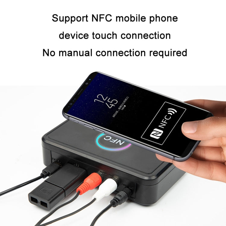 Récepteur audio NFC pour voiture avec interface AUX Bluetooth 5.0