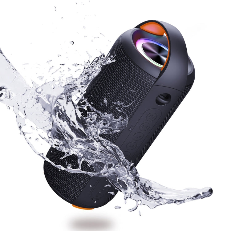 HY01 20W Outdoor Waterproof Stereo Sound Bluetooth Speaker, Black, Red, Green