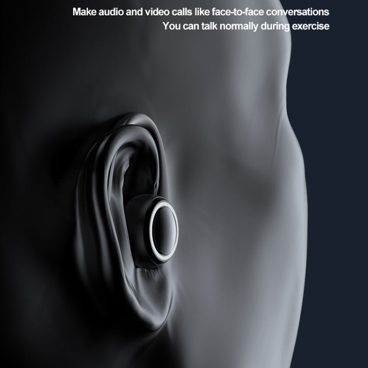 Écouteurs Bluetooth A1S à oreillette suspendue, casque de sport True Sound mono-oreille, A1S noir, A1S blanc