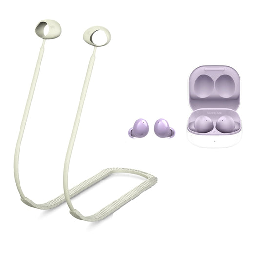 Anti-lost earphone cord in use with Samsung Galaxy Buds 2, everyday protective wear