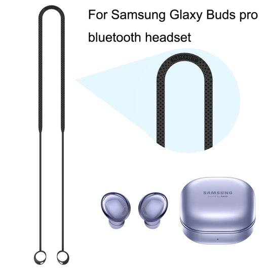 Color options: black, blue, red, white silicone cords for Samsung Galaxy Buds Pro protection