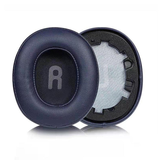 Blue protein leather pad covers enhance comfort on JBL TUNE700 over-ear headphones