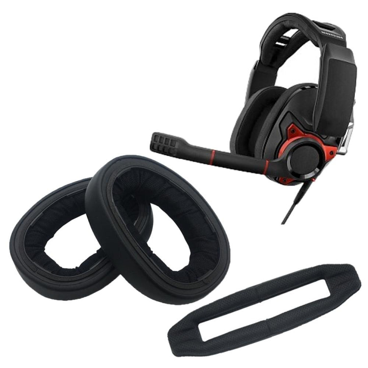 2 PCS Earmuff Head Beam For Sennheiser GSP600 GSP500 GSP670,Style:, Head Beam, Lambskin, Mesh Cloth, Ice Gel, Nanosplicing
