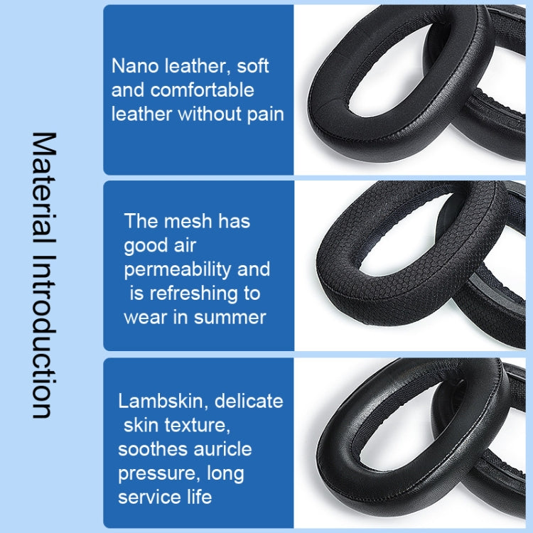 2 PCS Earmuff Head Beam For Sennheiser GSP600 GSP500 GSP670,Style:, Head Beam, Lambskin, Mesh Cloth, Ice Gel, Nanosplicing