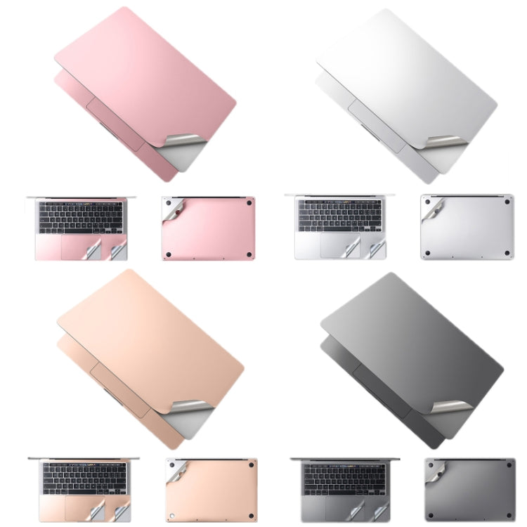 JRC Upper Cover Film + Bottom Cover Film + Full-Support Film + Touchpad Film Laptop Protective Sticker, For Macbook 16Pro 2021 A2485, For Macbook 14Pro 2021 A2442