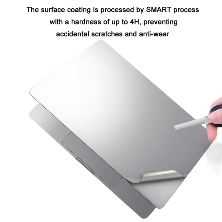 JRC Upper Cover Film + Bottom Cover Film + Full-Support Film + Touchpad Film Laptop Protective Sticker, For Macbook 16Pro 2021 A2485, For Macbook 14Pro 2021 A2442