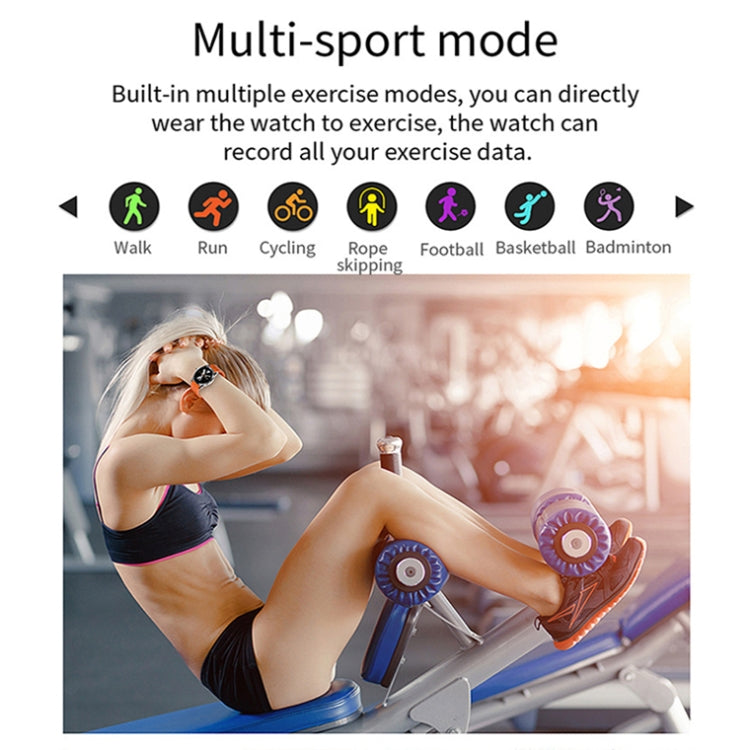 LOANIY CF80 1.08 Inch Heart Rate Monitoring Smart Bluetooth Watch, Gold Steel, Black Steel, Silver Steel