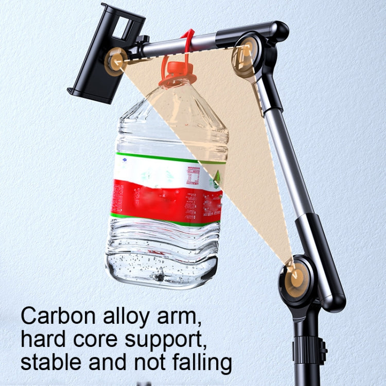 Support rotatif autobloquant pour téléphone portable et tablette Turbo, anti-secousses, 1,4 m, 1,6 m, rétractable, 1,6 m avec télécommande