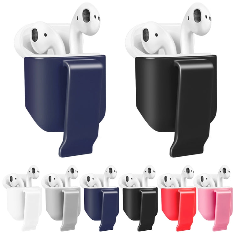 Lot de 10 housses de protection pour écouteurs portables, compatibles avec les AirPods 2 : rouge, noir, bleu marine, gris, blanc et rose