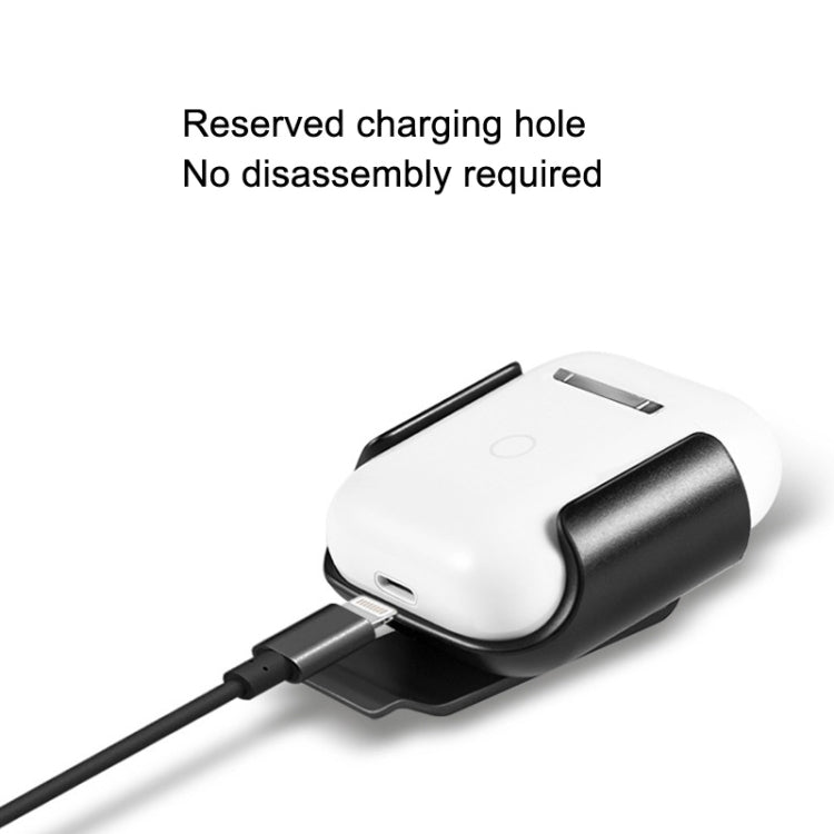 10 PCS Portable Headset Waist Hanging Protective Cover, Suitable For AirPods 2, Waist Hanging White, Waist Hanging Pink, Waist Hanging Red, Waist Hanging Black, Waist Hanging Navy, Waist Hanging Gray