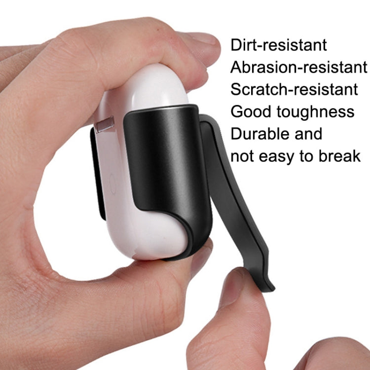 10 PCS Portable Headset Waist Hanging Protective Cover, Suitable For AirPods 2, Waist Hanging White, Waist Hanging Pink, Waist Hanging Red, Waist Hanging Black, Waist Hanging Navy, Waist Hanging Gray