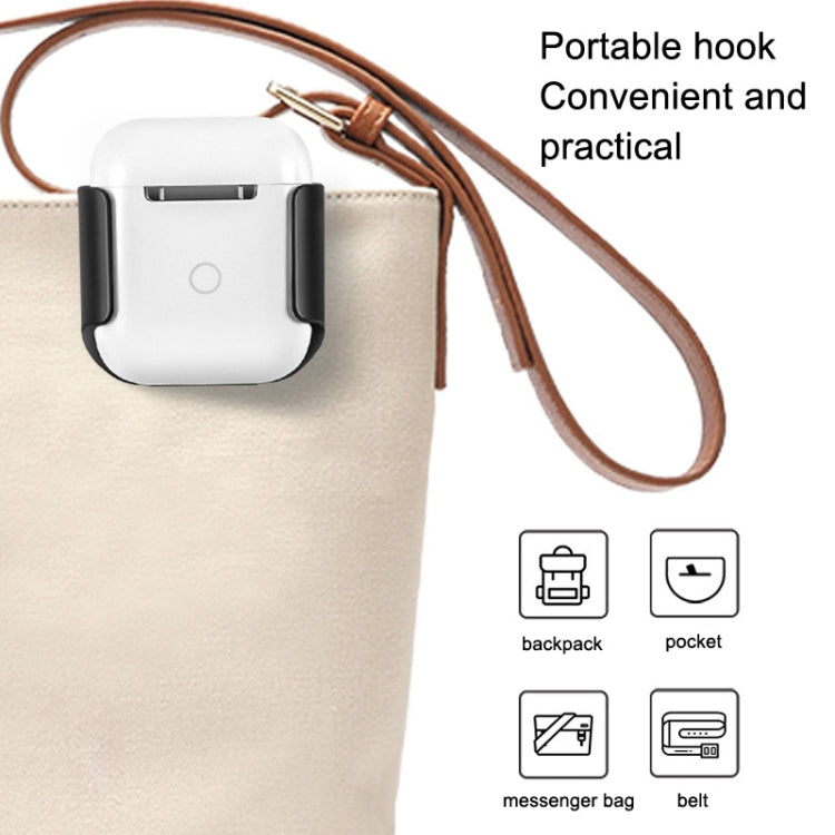 Lot de 10 housses de protection pour écouteurs portables, compatibles avec les AirPods 2 : rouge, noir, bleu marine, gris, blanc et rose