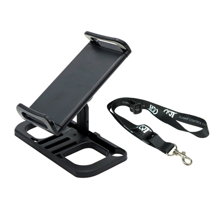 Drone Remote Controller Holder Tablet Extended Bracket Clip, With Lanyard & 8 Pin Line, With Lanyard & Type-C Line, With Lanyard & Micro USB Line, With Lanyard, Only Bracket