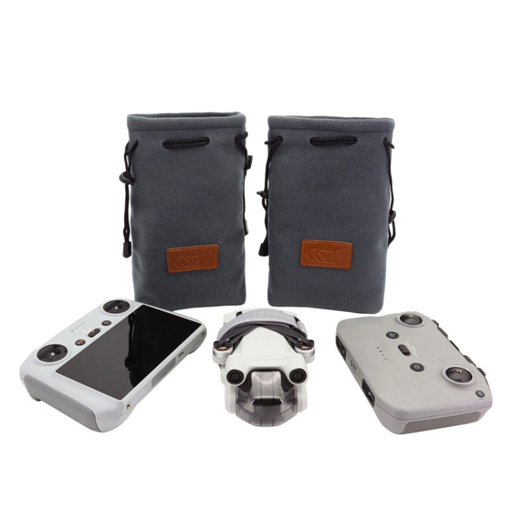 CQT Storage Bag Thick Flannel Bag For DJI Mini 3 Pro,Specification:, 1 PC Bag, 2 PCS Bag, 2 PCS Bag+Paddle Tie Band