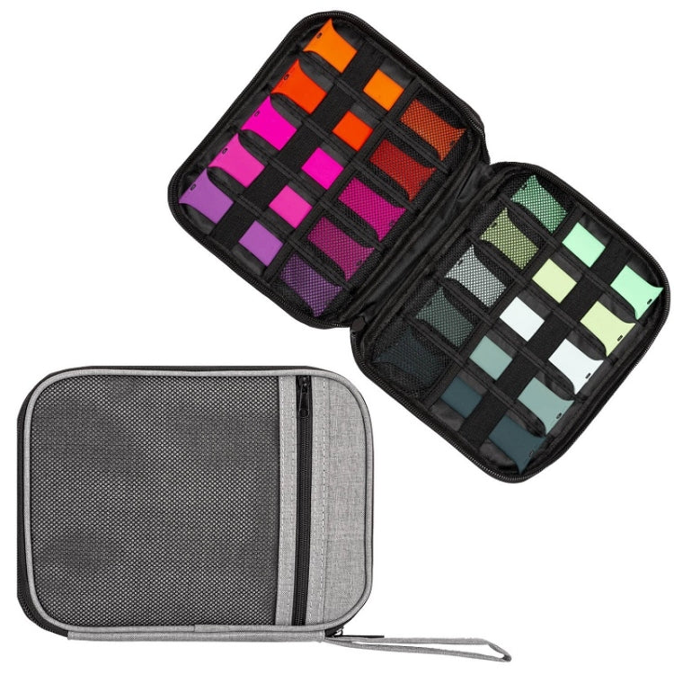 Strap Data Cable Portable Mesh Bag Portable Storage Bag For Apple Watch, Red, Blue, Purple, Black, Grey, Pink