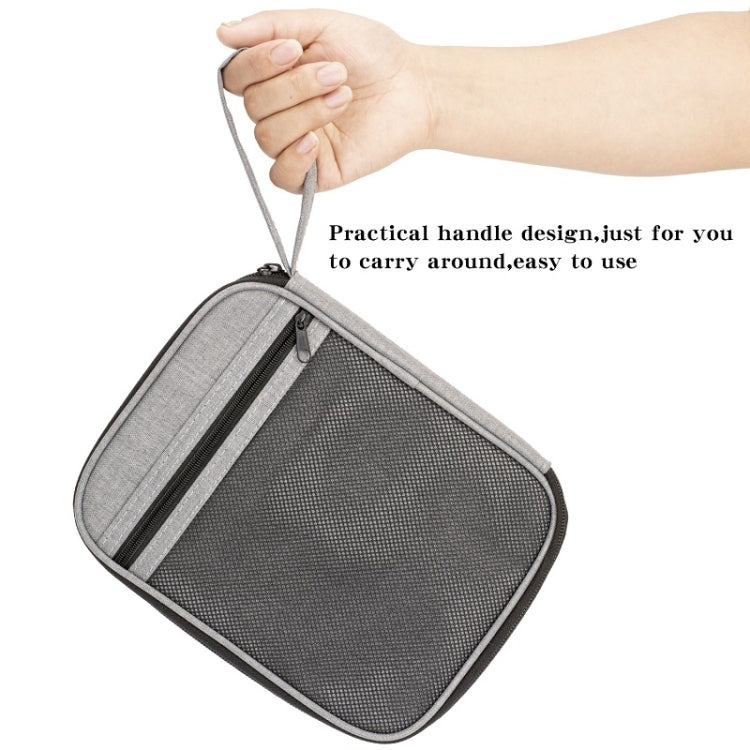 Strap Data Cable Portable Mesh Bag Portable Storage Bag For Apple Watch, Red, Blue, Purple, Black, Grey, Pink