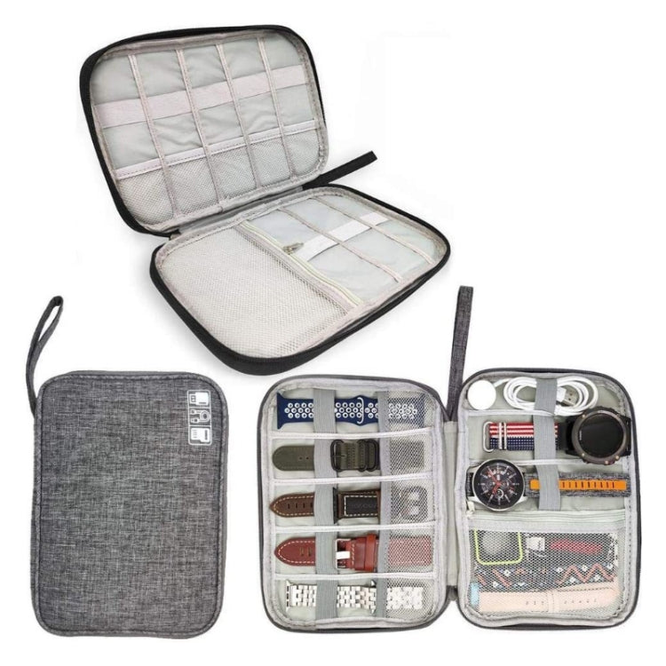 Travel Portable Strap Data Cable Storage Bag
